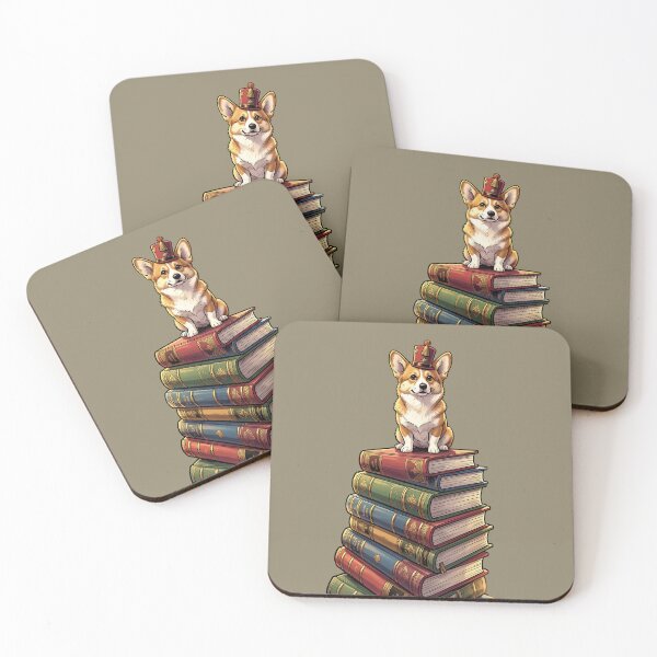 Item preview, Corgi in a tiny circus hat designed and sold by PrintLabStudio.