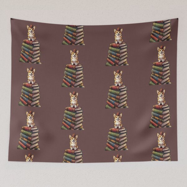 Item preview, Corgi in a tiny circus hat designed and sold by PrintLabStudio.