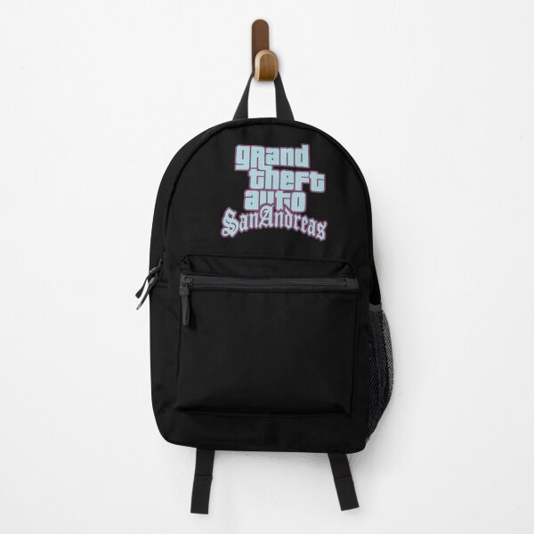 Item preview, GTA Grand Theft Auto Logo San Andreas SA Pastel Blue and Red designed and sold by BubblePopRed.