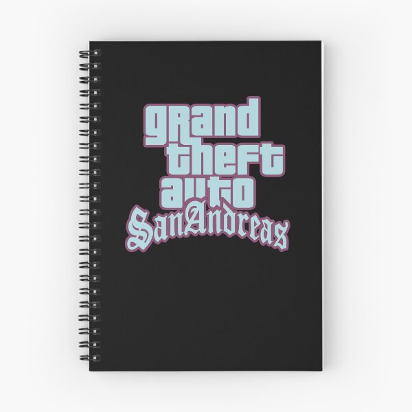 Item preview, GTA Grand Theft Auto Logo San Andreas SA Pastel Blue and Red designed and sold by BubblePopRed.