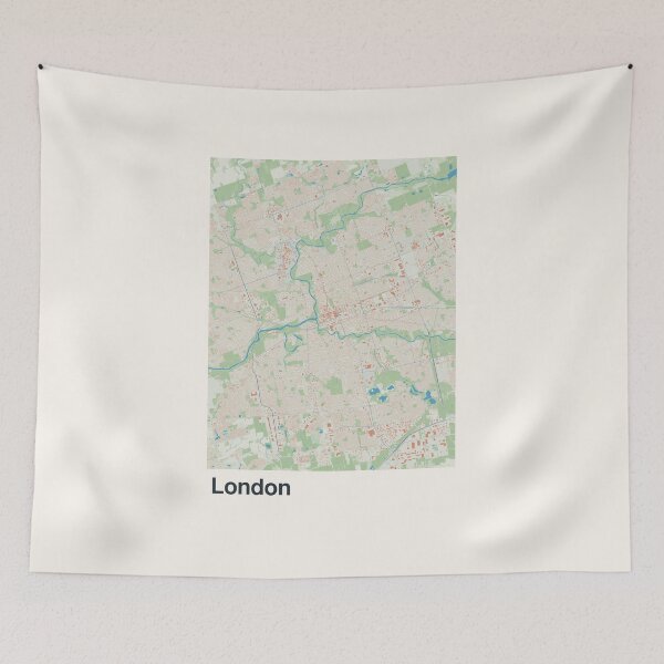 Item preview, London Minimalistic Map Art designed and sold by MapsNerd.