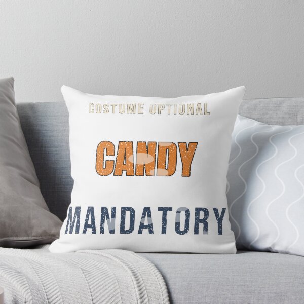Item preview, Costume Optional Candy Mandatory Halloween Tee designed and sold by Worn and Witty.