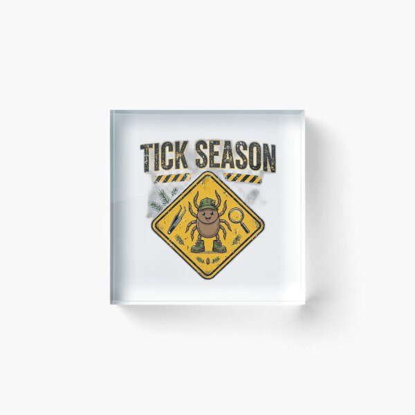 Item preview, Tick Season Long Island Shirt | Funny Check Yourself Tick Warning T-Shirt designed and sold by FitEnvy.
