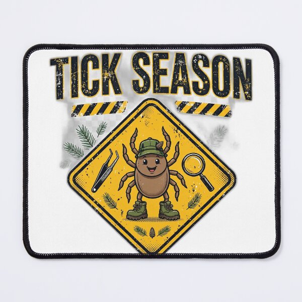 Item preview, Tick Season Long Island Shirt | Funny Check Yourself Tick Warning T-Shirt designed and sold by FitEnvy.