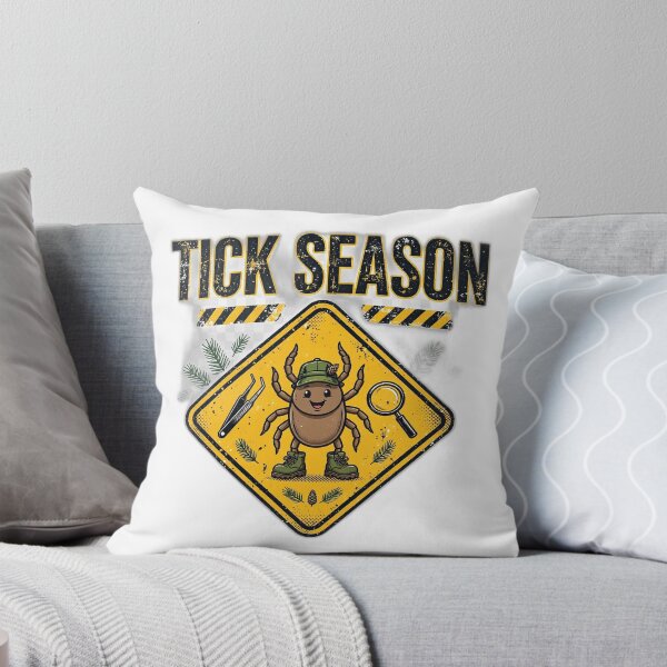 Item preview, Tick Season Long Island Shirt | Funny Check Yourself Tick Warning T-Shirt designed and sold by FitEnvy.
