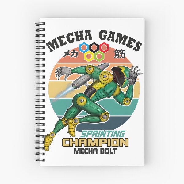 Item preview, Mecha Muscle Robot Sprinting Champion Futuristic Athletic Design designed and sold by TheFajbar.