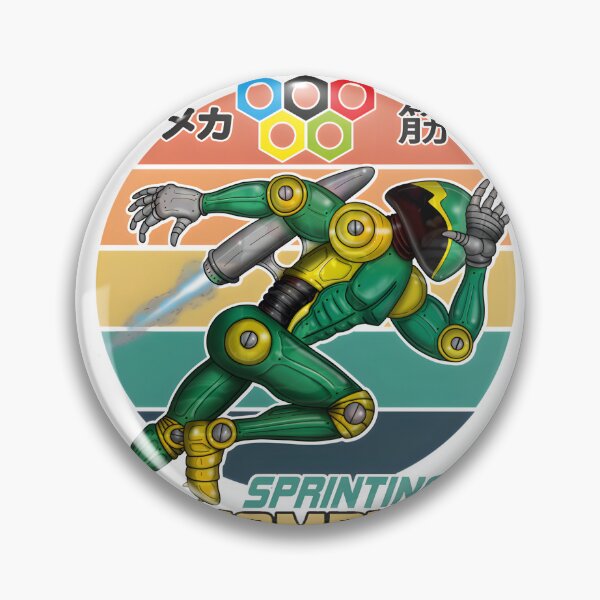 Item preview, Mecha Muscle Robot Sprinting Champion Futuristic Athletic Design designed and sold by TheFajbar.
