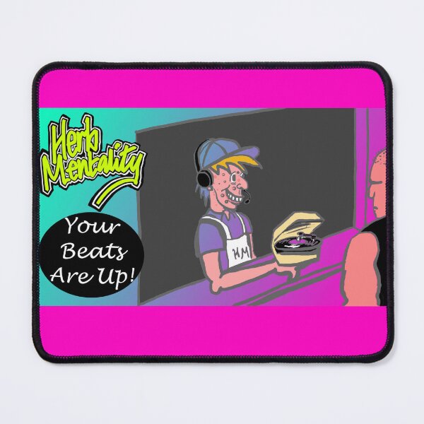 Item preview, Your Beats Are Up (mauve) designed and sold by Herb-Mentality.