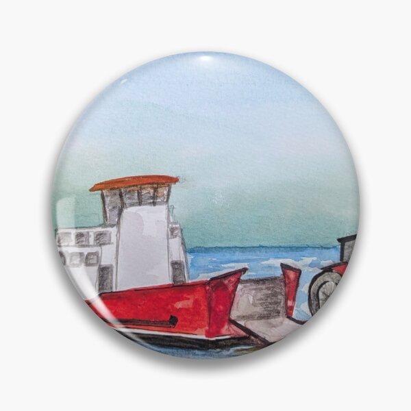 Item preview, Bere Island ferry, Ireland watercolour painting designed and sold by Art-By-Rosalind.