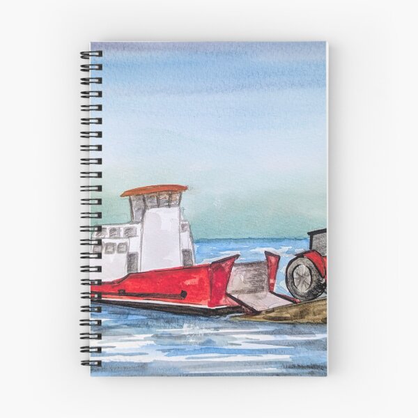 Item preview, Bere Island ferry, Ireland watercolour painting designed and sold by Art-By-Rosalind.