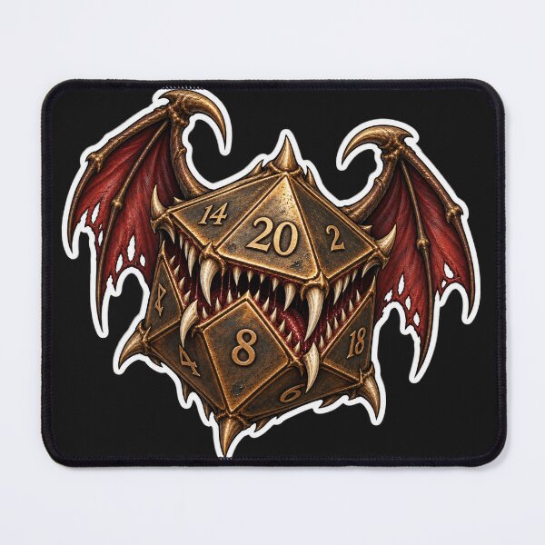 Item preview, Bronze Winged Demon D20 designed and sold by PigeonVerse.