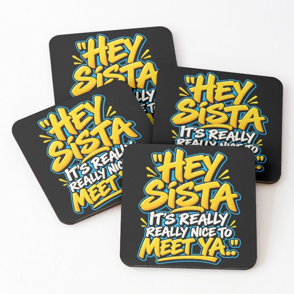 Item preview, hey sista its really really nice to meet ya designed and sold by dianadouri.