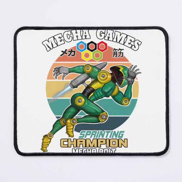 Item preview, Mecha Muscle Robot Sprinting Champion Futuristic Athletic Design designed and sold by alimud.