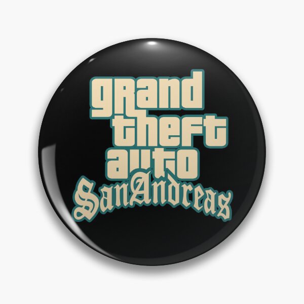 Item preview, GTA Grand Theft Auto Logo San Andreas SA Pastel Grove Street designed and sold by BubblePopRed.