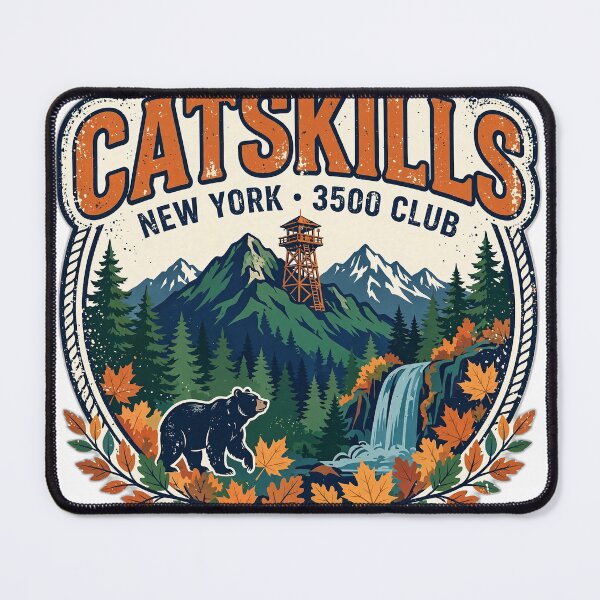 Item preview, Catskills New York 3500 Club Shirt | Vintage Mountain Hiking T-Shirt designed and sold by FitEnvy.