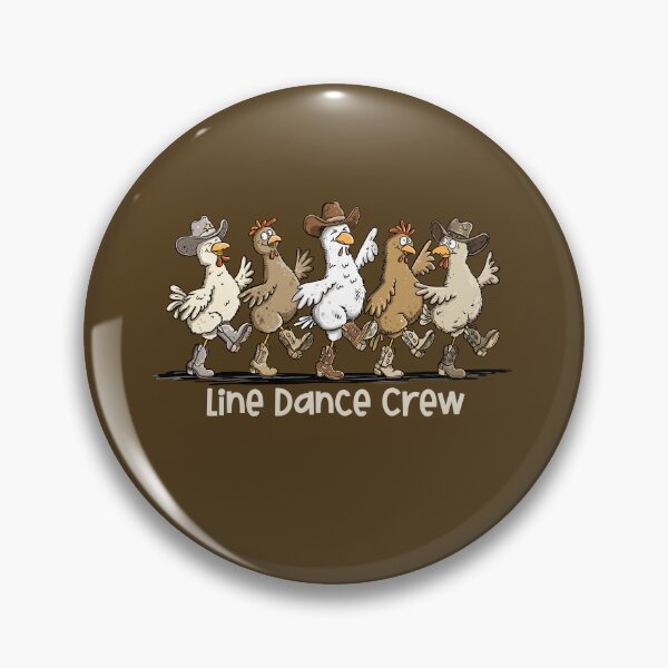 Item preview, Line Dance Crew I Funny Cowboy Chickens designed and sold by modartis.