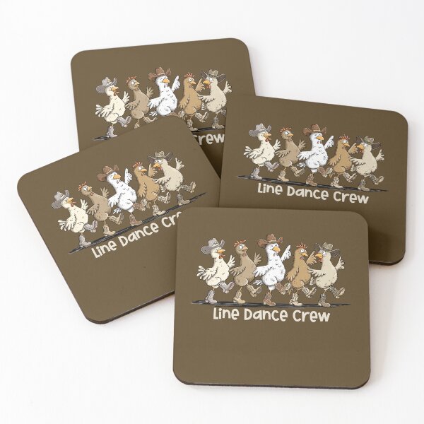Item preview, Line Dance Crew I Funny Cowboy Chickens designed and sold by modartis.