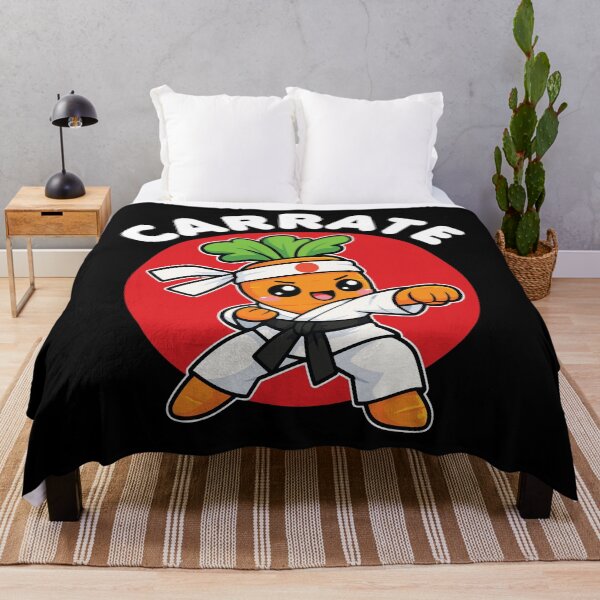 Item preview, Funny Carrot Karate Cartoon – Martial Arts Pun Carrate designed and sold by MO DESIGNS.