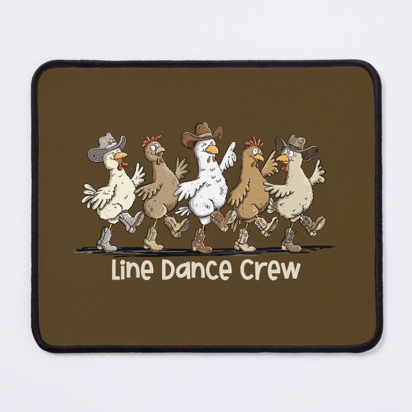 Item preview, Line Dance Crew I Funny Cowboy Chickens designed and sold by modartis.