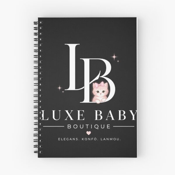 Item preview, Luxury Baby Boutique Cute Cat Logo  designed and sold by Lespribos .