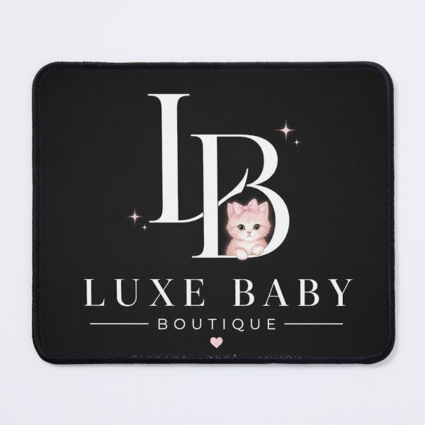 Item preview, Luxury Baby Boutique Cute Cat Logo designed and sold by Lespribos .