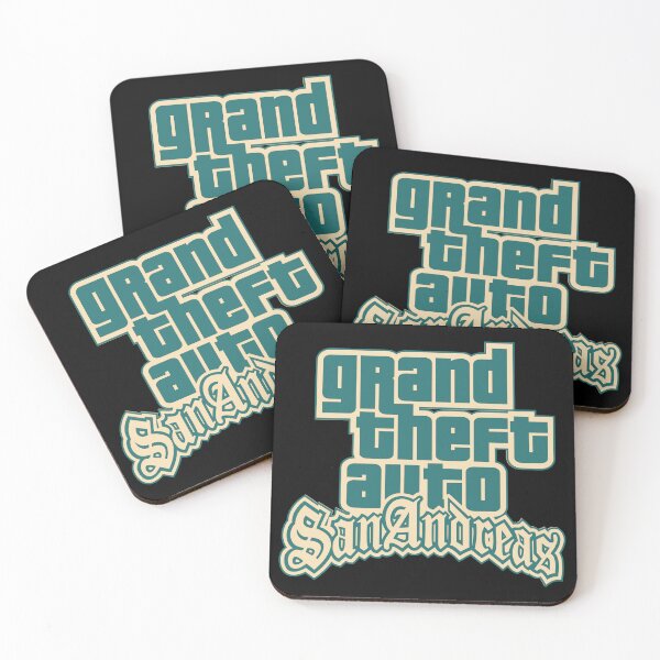 Item preview, GTA Grand Theft Auto Logo San Andreas SA Pastel Grove Street designed and sold by BubblePopRed.