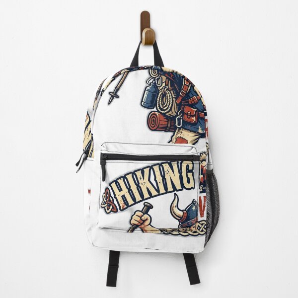 Item preview, Hiking Viking Shirt | Funny Conquer Every Trail Viking Hiker T-Shirt designed and sold by FitEnvy.