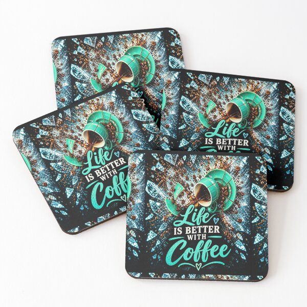 Item preview, Life is Better with Coffee designed and sold by CyndiEpps.
