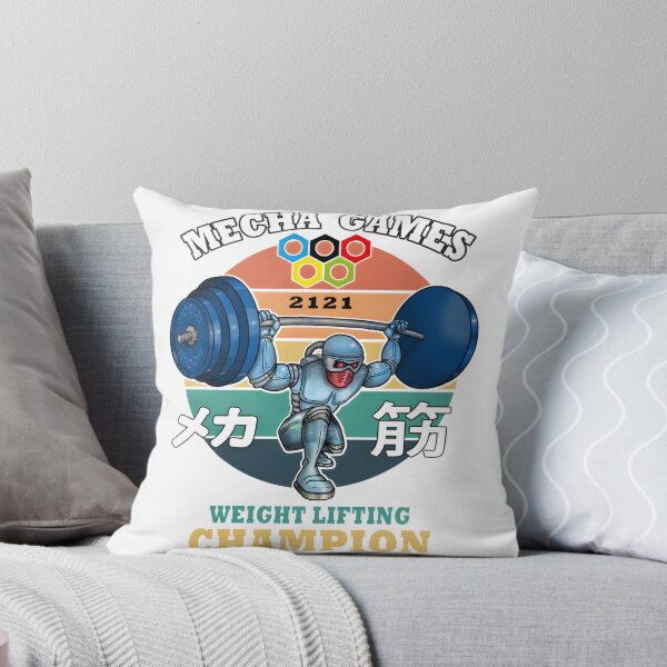 Item preview, Mecha Muscle Robot Lifting Weights Champion Artwork designed and sold by alimud.