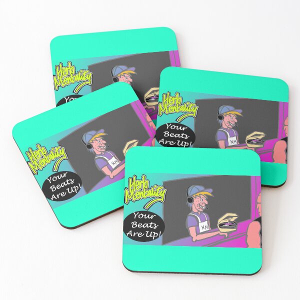 Item preview, Your Beats Are Up (teal) designed and sold by Herb-Mentality.