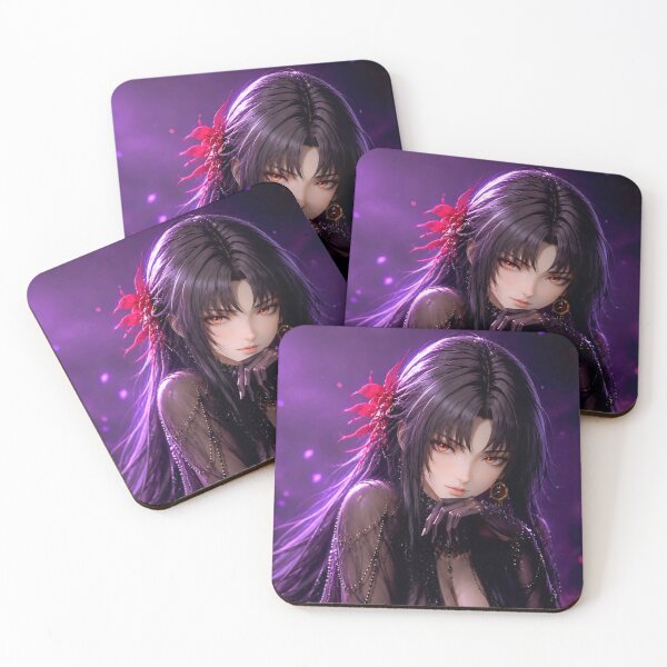 Item preview, Dark Anime Girl – Gothic Fantasy Woman Purple Aesthetic Japanese Anime Art designed and sold by Dyan4.