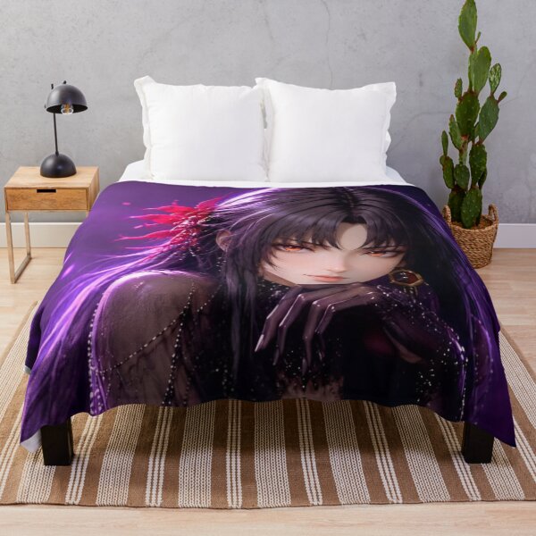 Item preview, Dark Anime Girl – Gothic Fantasy Woman Purple Aesthetic Japanese Anime Art designed and sold by Dyan4.
