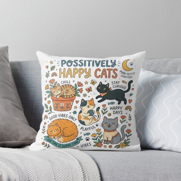 Item preview, POSSITIVELY HAPPY CATS designed and sold by decimalades.