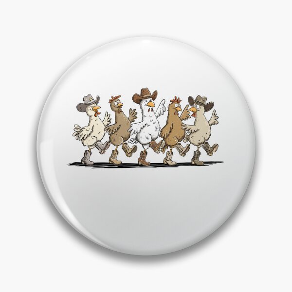 Item preview, Line Dance I Funny Cowboy Chickens designed and sold by modartis.