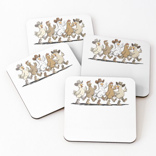 Item preview, Line Dance I Funny Cowboy Chickens designed and sold by modartis.