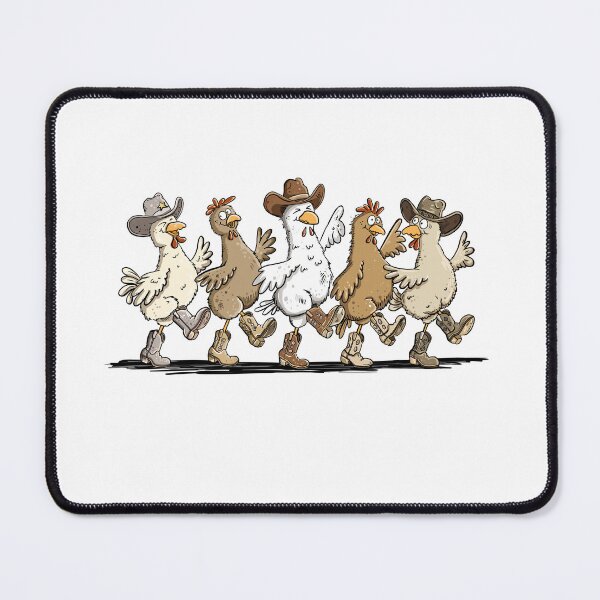 Item preview, Line Dance I Funny Cowboy Chickens designed and sold by modartis.