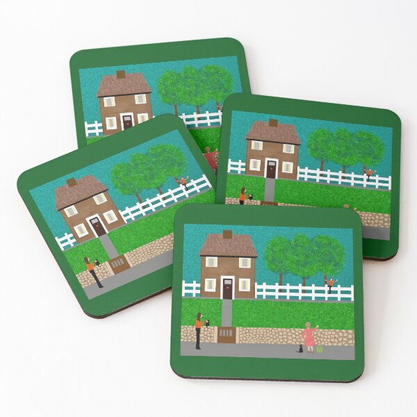 Item preview, Charming Cottage and Garden Scene designed and sold by Elaine M Hayward .