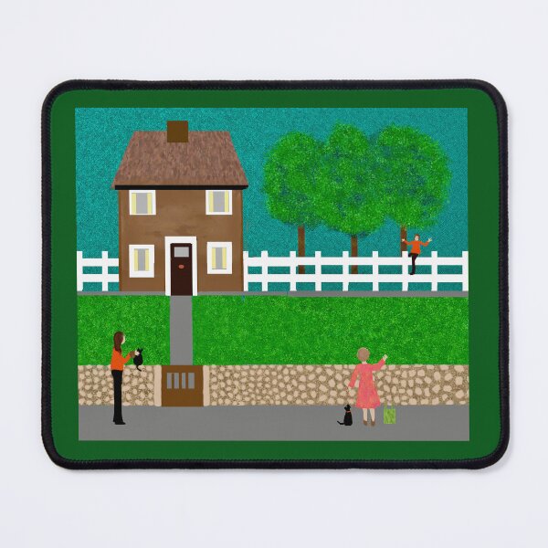 Item preview, Charming Cottage and Garden Scene designed and sold by Elaine M Hayward .