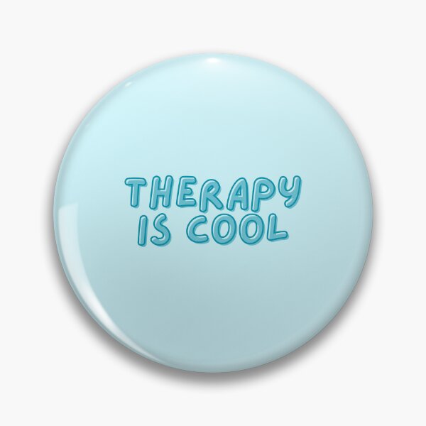 Item preview, Therapy Is Cool | Mental Health designed and sold by The Turquoise Brush.