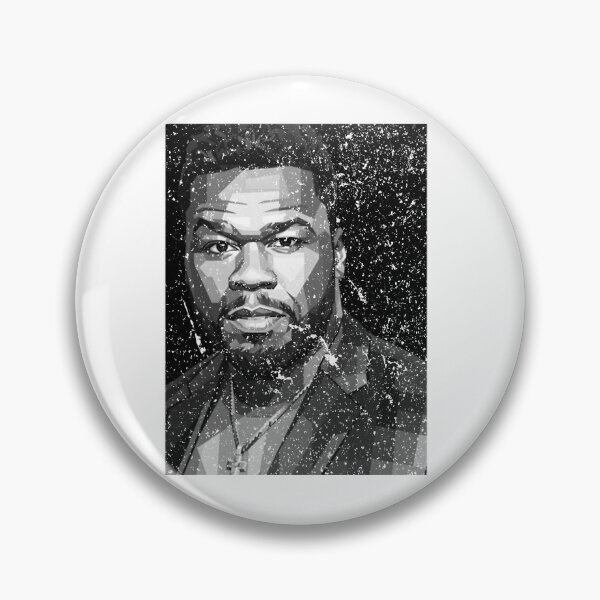 Item preview, 50 cent Grayscale  designed and sold by omorrowsgStudio.