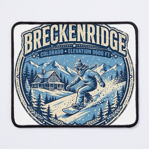 Item preview, Breckenridge Colorado Shirt | Vintage Ski Resort Souvenir T-Shirt designed and sold by FitEnvy.