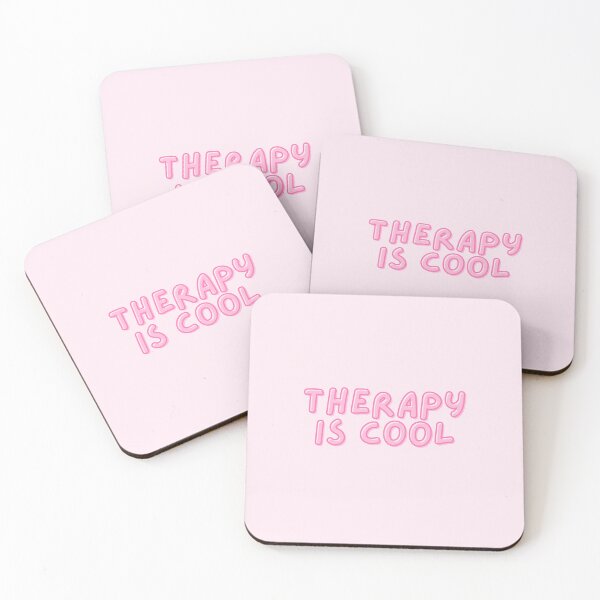 Item preview, Therapy Is Cool | Mental Health designed and sold by The Turquoise Brush.