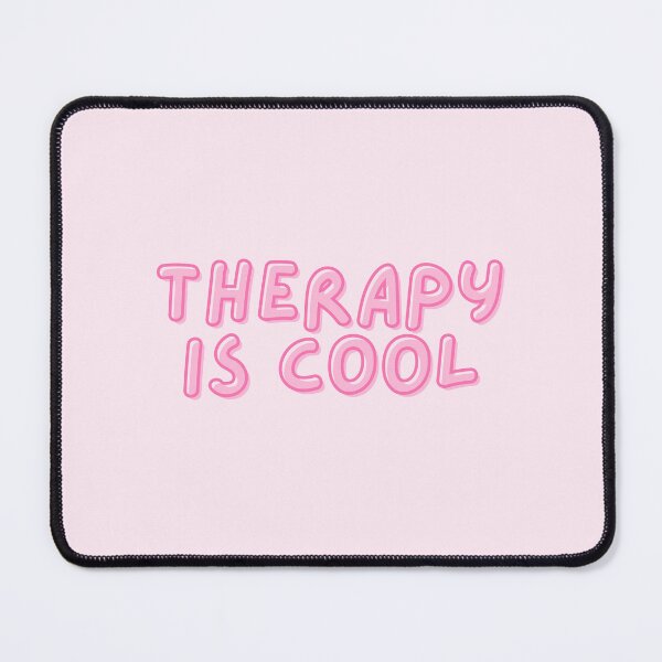 Item preview, Therapy Is Cool | Mental Health designed and sold by The Turquoise Brush.
