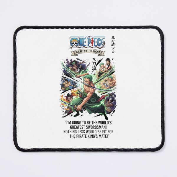 Item preview, Green Hair Anime Swordsman Path Of The Sword designed and sold by FreakToons.