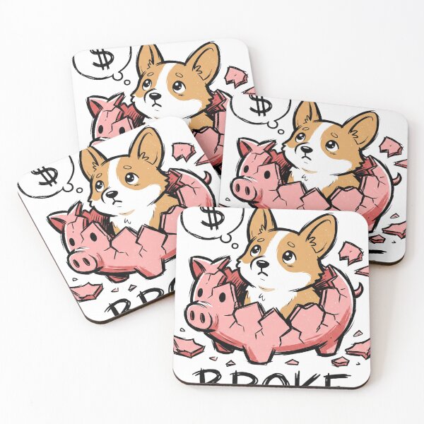 Item preview, Cute Corgi Piggy Bank designed and sold by NzrProcreate.