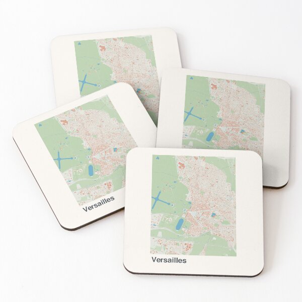 Item preview, Versailles Minimalistic Map Art designed and sold by MapsNerd.