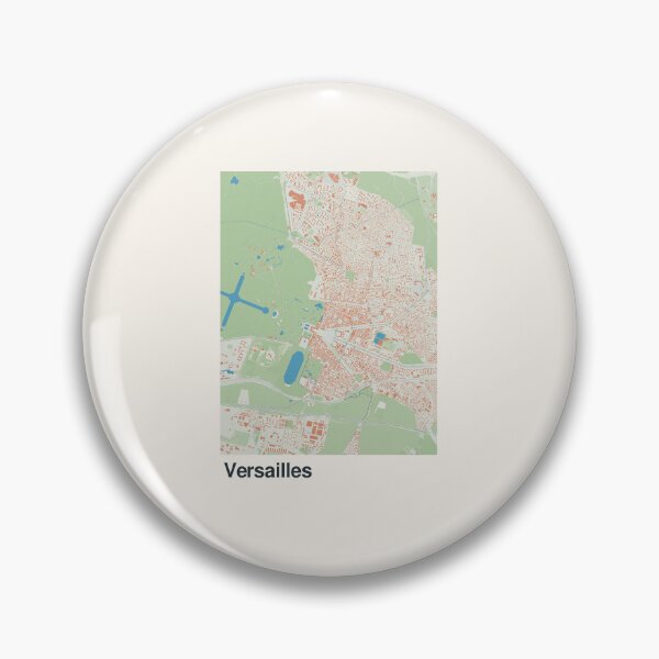 Item preview, Versailles Minimalistic Map Art designed and sold by MapsNerd.