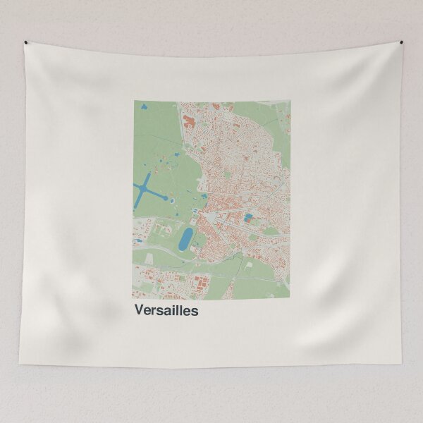 Item preview, Versailles Minimalistic Map Art designed and sold by MapsNerd.