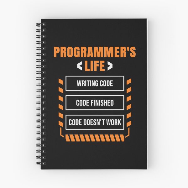 Item preview, Programmer's Life Funny Coding Typography designed and sold by MySimpleFlow.