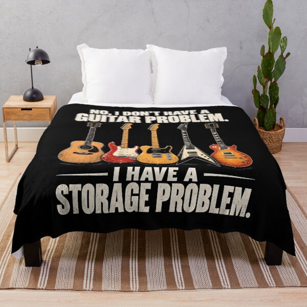 Item preview, No I Don't Have A Guitar Problem I Have A Storage Problem designed and sold by a-turner-paint.